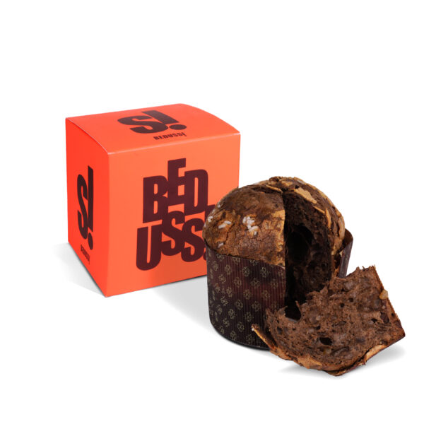 Panettone Cacao, Cioccolato e Pere Candite - Box Fluo