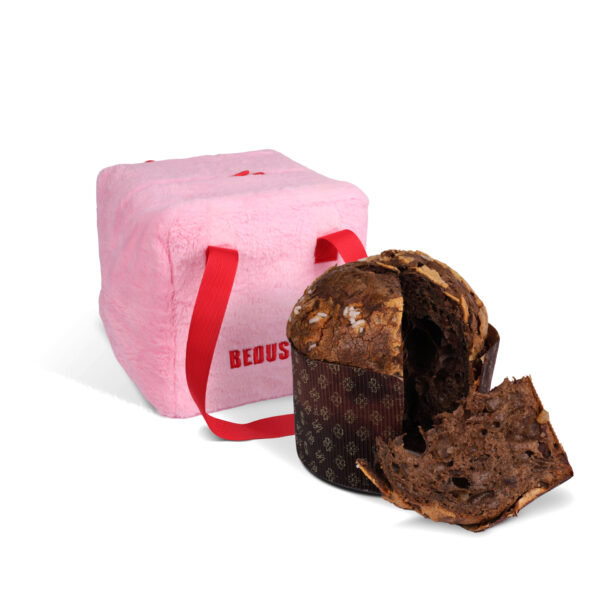 Panettone Cacao, Cioccolato e Pere Candite - Box Tessuto